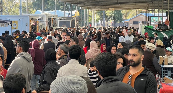 A large crowd of people
Description automatically generated